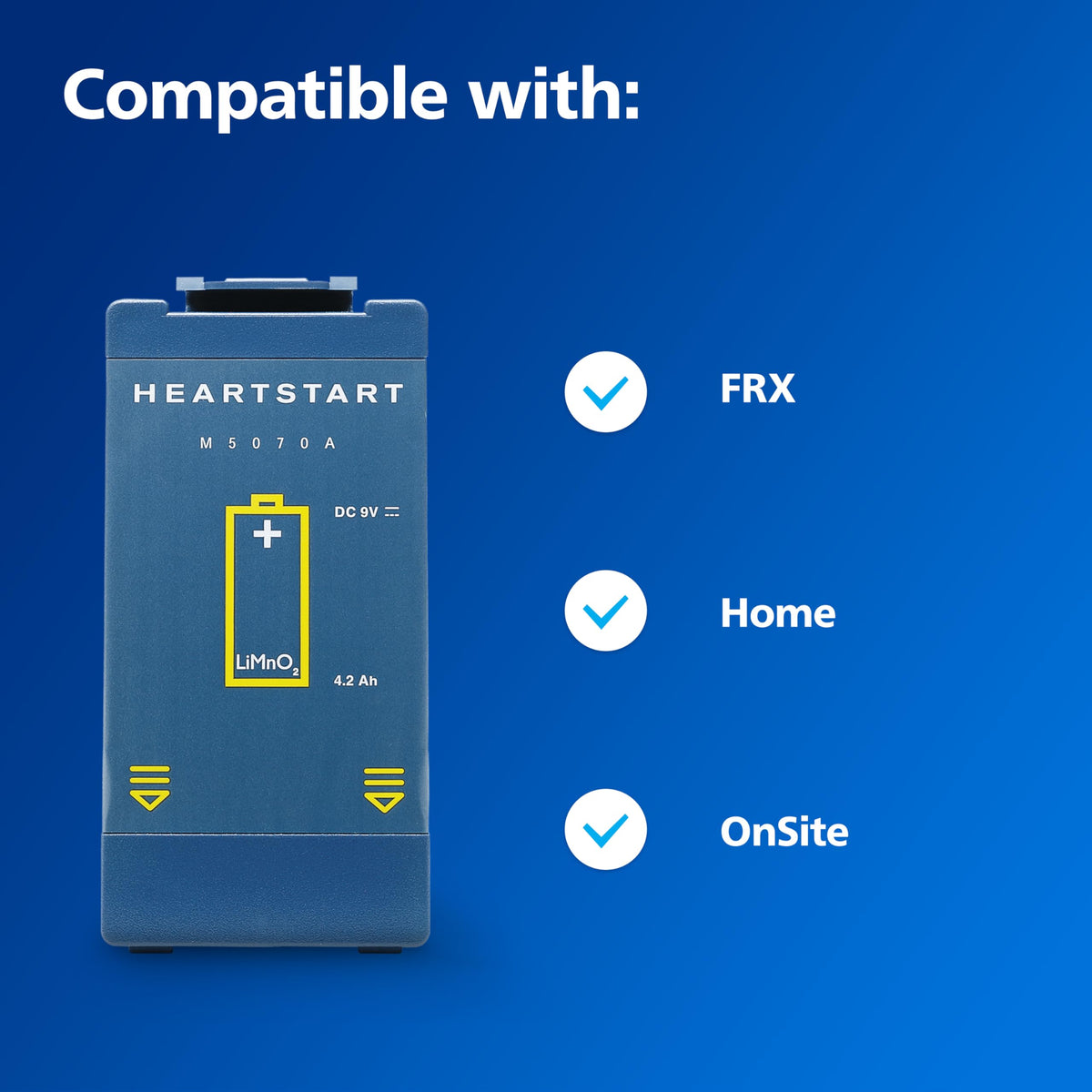 Philips HeartStart Home and Onsite Automated External Defibrillator Battery