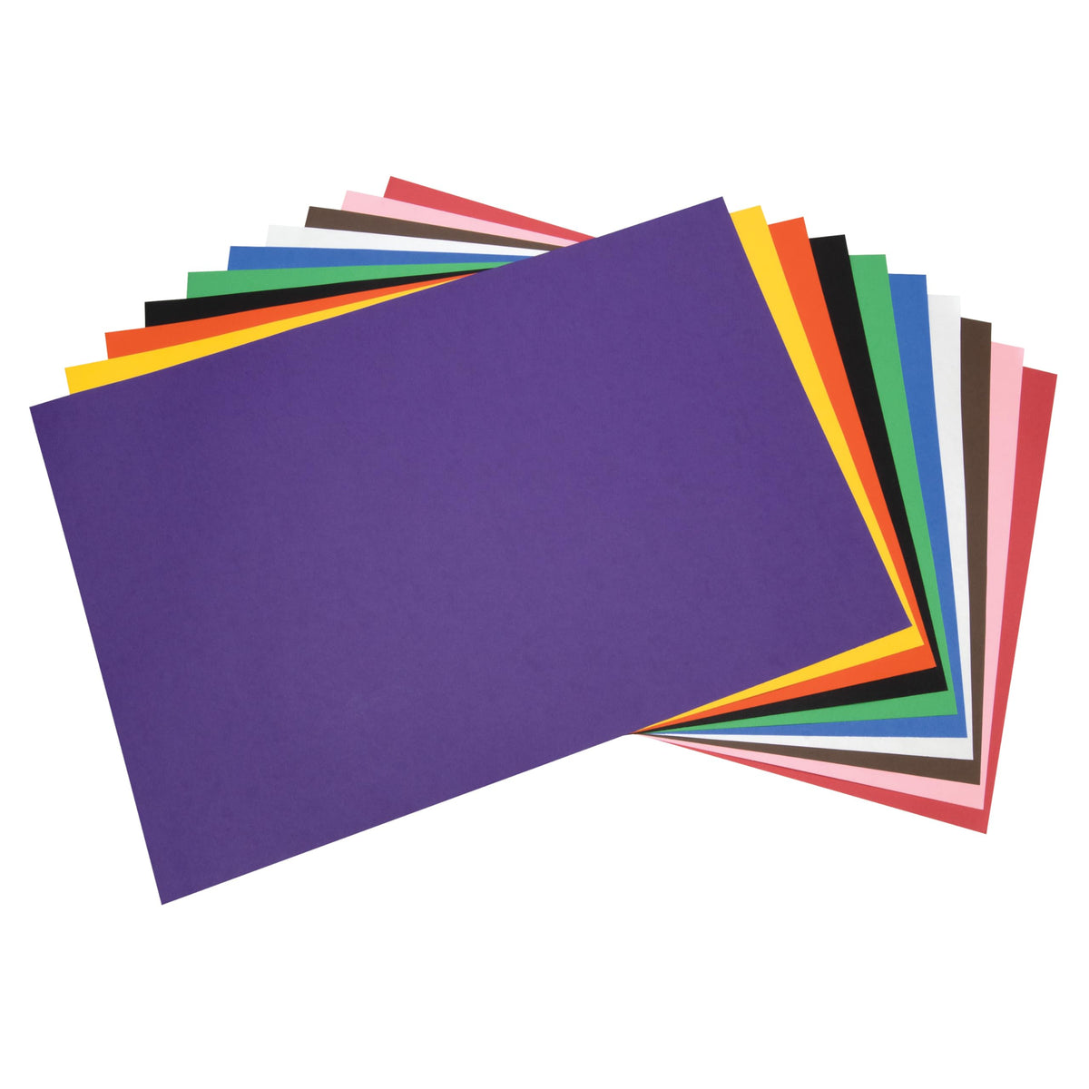 Tru-Ray Heavyweight Construction Paper, Standard Assorted Colors, 12" x 18", 50 Sheets