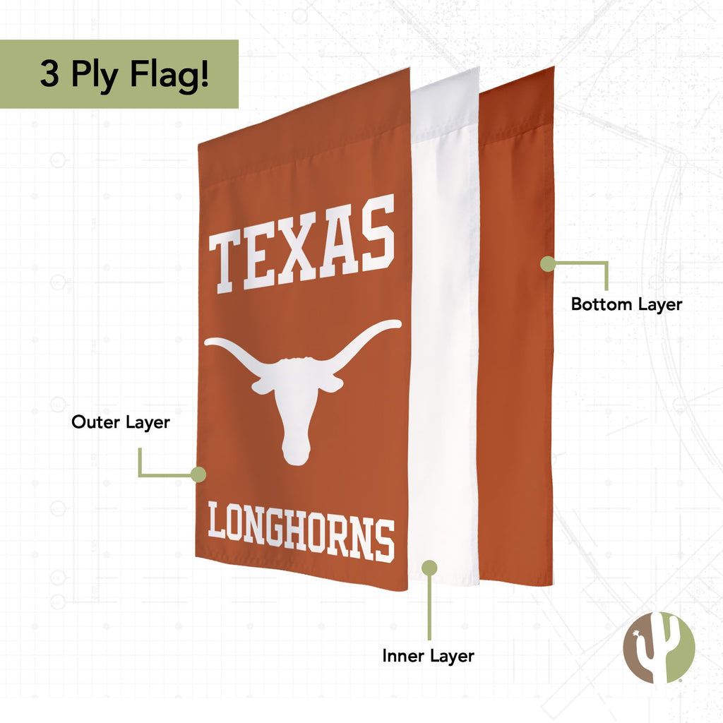 Desert Cactus University of Texas Garden Flag (C)