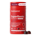 HumanN SuperBeets Heart Gummies Zero Sugar, Pomegranate Berry Flavor, 120 Ct