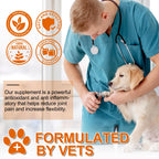 Turmeric for Dogs, 180 Turmeric Curcumin Tablets Supports Heart, Immune System Booster, Hip & Joint Support, Dog Pain Relief, Pet Supplement Treats for All Breeds Dogs & Ages - 180 Tablets / 5.1 OZ