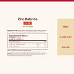 Jarrow Zinc Balance 15 mg, Zinc with Copper, 100 Capsules | Essential Minerals For Immune System Support, Immune Support Supplement, Gluten Free, Copper Supplement, Vegan