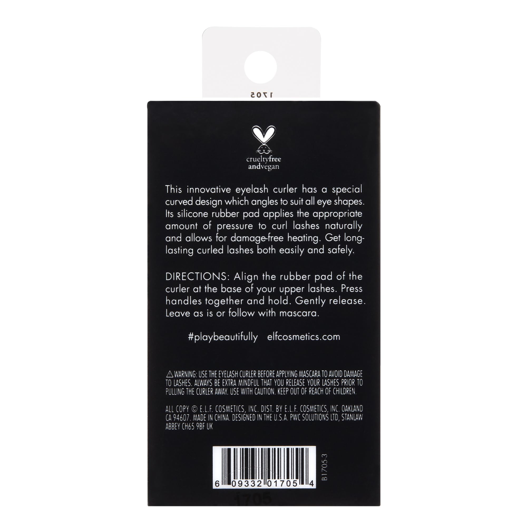 Buy now e.l.f. Eyelash Curler, Instantly Creates Long-Lasting Curled Lashes, Special Curved Design for All Eye Shapes, Vegan & Cruelty-Free at indiglob india