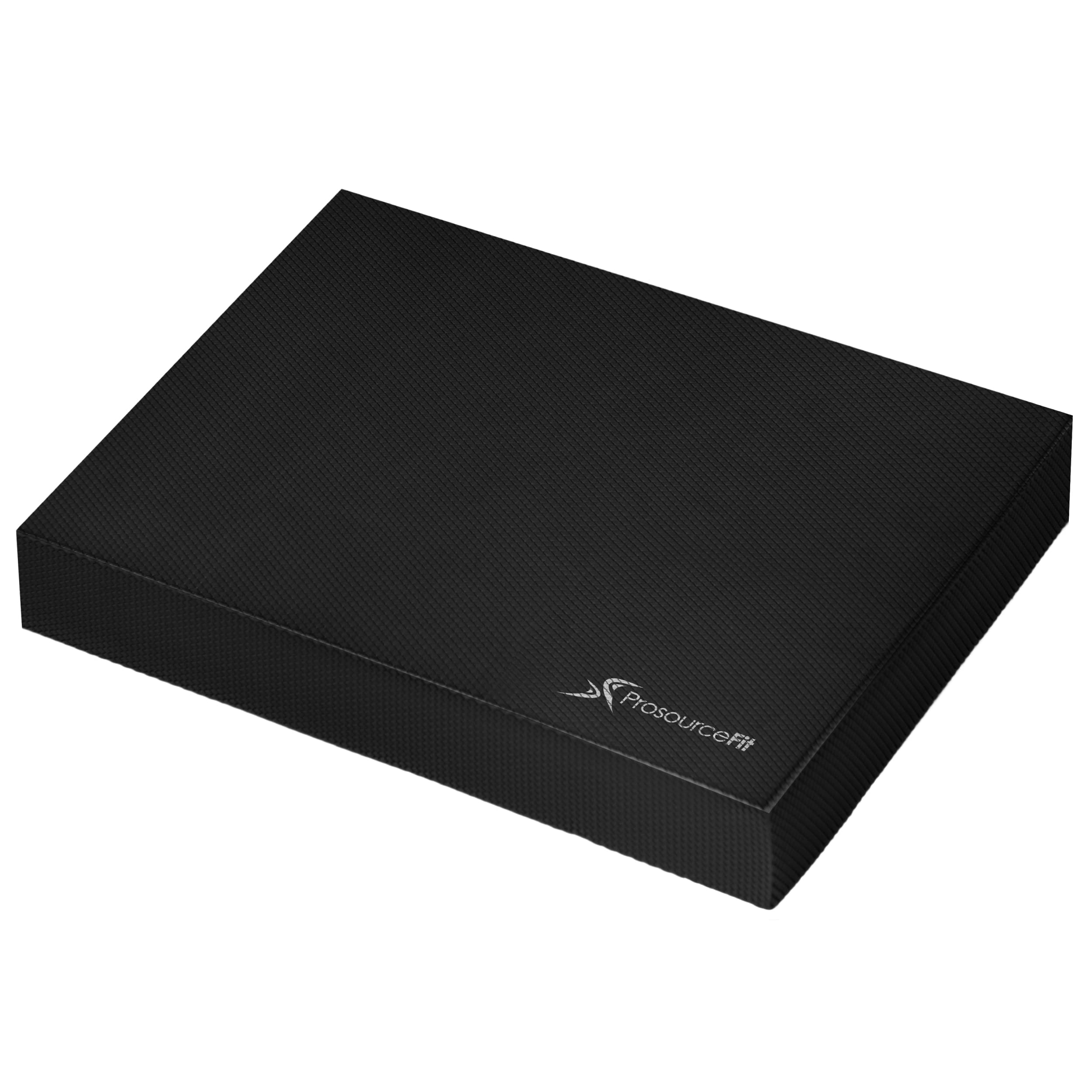 Buy now ProsourceFit Exercise Balance Pad, Non-Slip Cushioned Foam Mat & Knee Pad for Fitness and Stability Training, Yoga, Physical Therapy Black at indiglob india