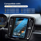 Buy now Car Screen Protector for Volvo Accessories XC90/XC60/XC40/S90/S60/V90/V60(2016-2025) 8.7 inch + AC Climate Control Touch Screen Mil-Grade 9H+ Tempered Glass HD [No More Glare& Fingerprint] 2-Pack at indiglob india