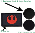 Buy now 4 Pieces Embroidered Morale Hook and Loop Fastener Tactical Patches at indiglob india