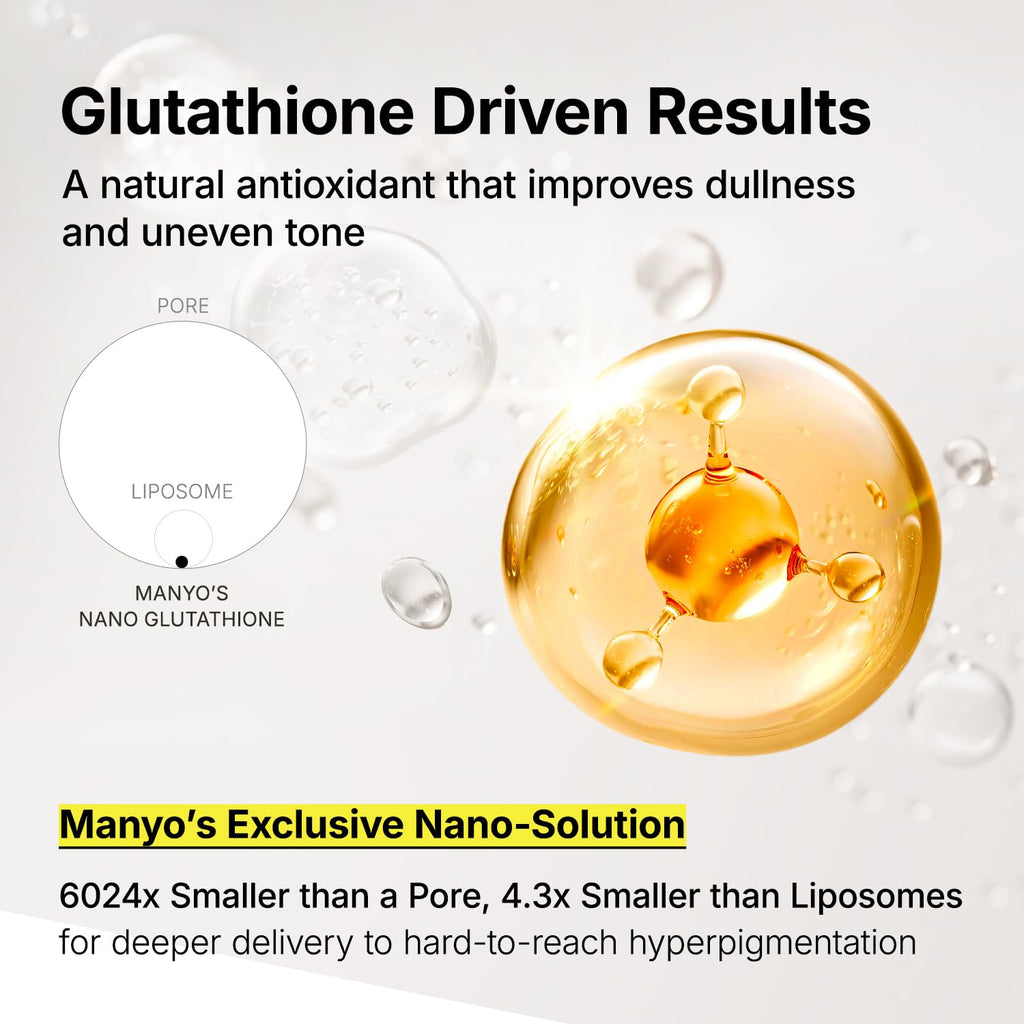 MANYO Glutathione 7 Dark Spot Serum, Radiance Booster, 1.01 fl oz