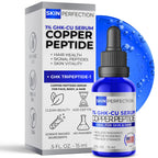 Buy now Skin Perfection GHK-CU Copper Peptides Serum for Face & Hair - Copper Peptide for Skin, Hair & Scalp - 1% Blue Liquid for Face, Neck, Body, and Scalp â€“ Multi-Use Serum Booster with Dropper 0.5 fl oz at indiglob india