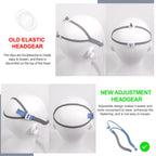 Medihealer P10 Connector Set for AirMini, Including P10 Connector for Airmini and Headgear Compatible with Airfit P10, Great-Value CPAP Supplies(No Cushion)