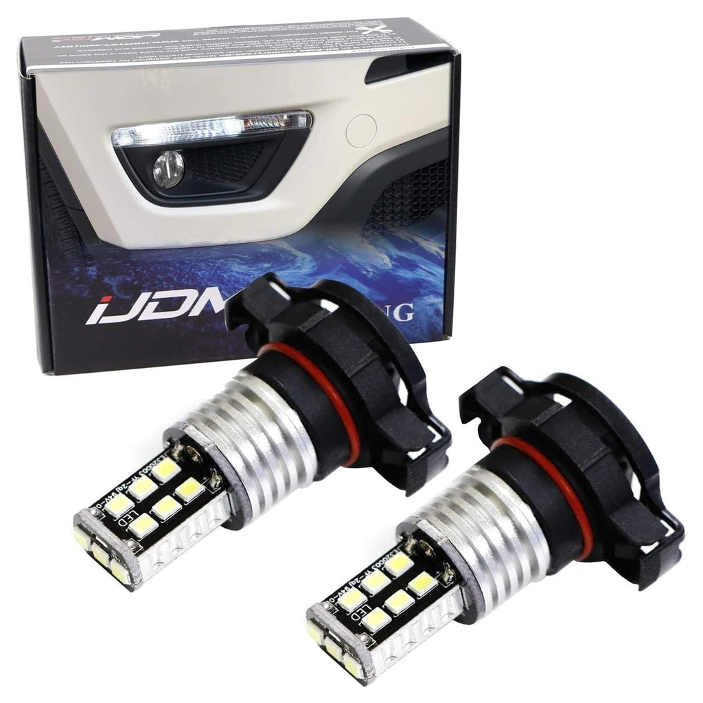 Buy now iJDMTOY White 15-SMD High Power Replacement Bulbs Compatible With Jeep 2017-2020 Compass D.R.L Default at indiglob india