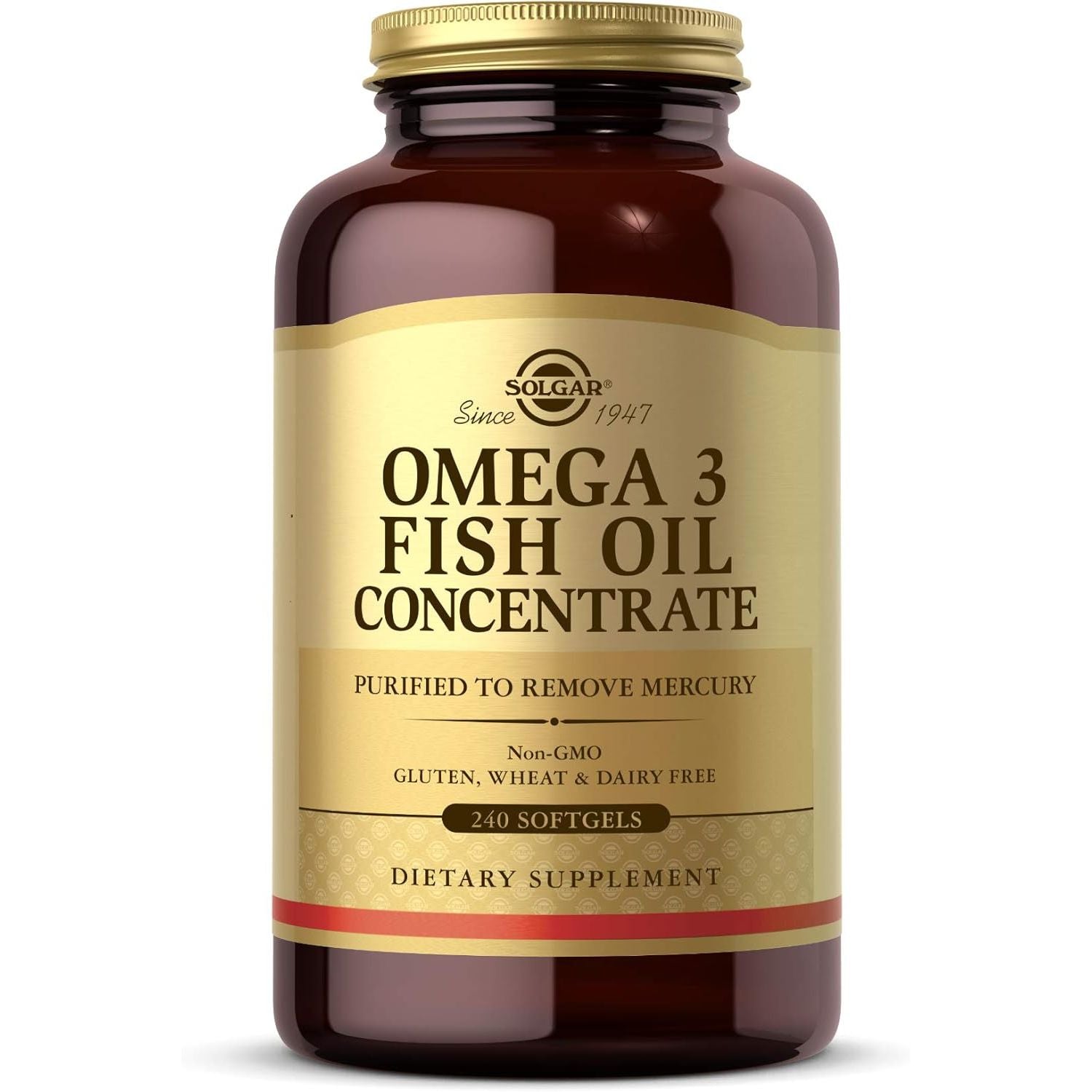 Buy now Solgar Omega-3 Fish Oil Concentrate, 240 Softgels at indiglob india
