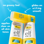 Buy now e.l.f. SKIN Suntouchable Invisi-Stick SPF 50, Clear Sunscreen For A Natural Finish, Made With Moisturizing Sunflower Seed Oil, Vegan & Cruelty-Free at indiglob india