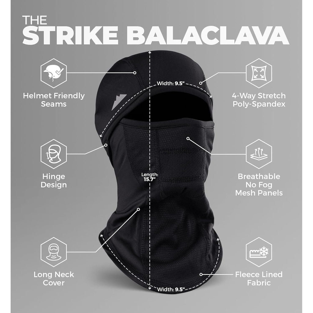 Buy now Balaclava Ski Mask - Winter Face Mask for Men & Women - Cold Weather Gear for Skiing, Snowboarding & Motorcycle Riding at indiglob india