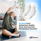 Buy now AmRelieveÂ® Soothesocks Compression Socks, Support Socks for Women Compression and Men, White at indiglob india