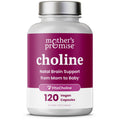 Mother's Promise Prenatal Choline 550mg with VitaCholine®, 120 Vegan Capsules