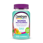 Centrum MultiGummies for Women 18 and Over, 100 Count | Contains Vitamin D3, B Vitamins and Antioxidant Vitamins C and E, Gluten Free, Non-GMO Ingredients, GLP-1 Support