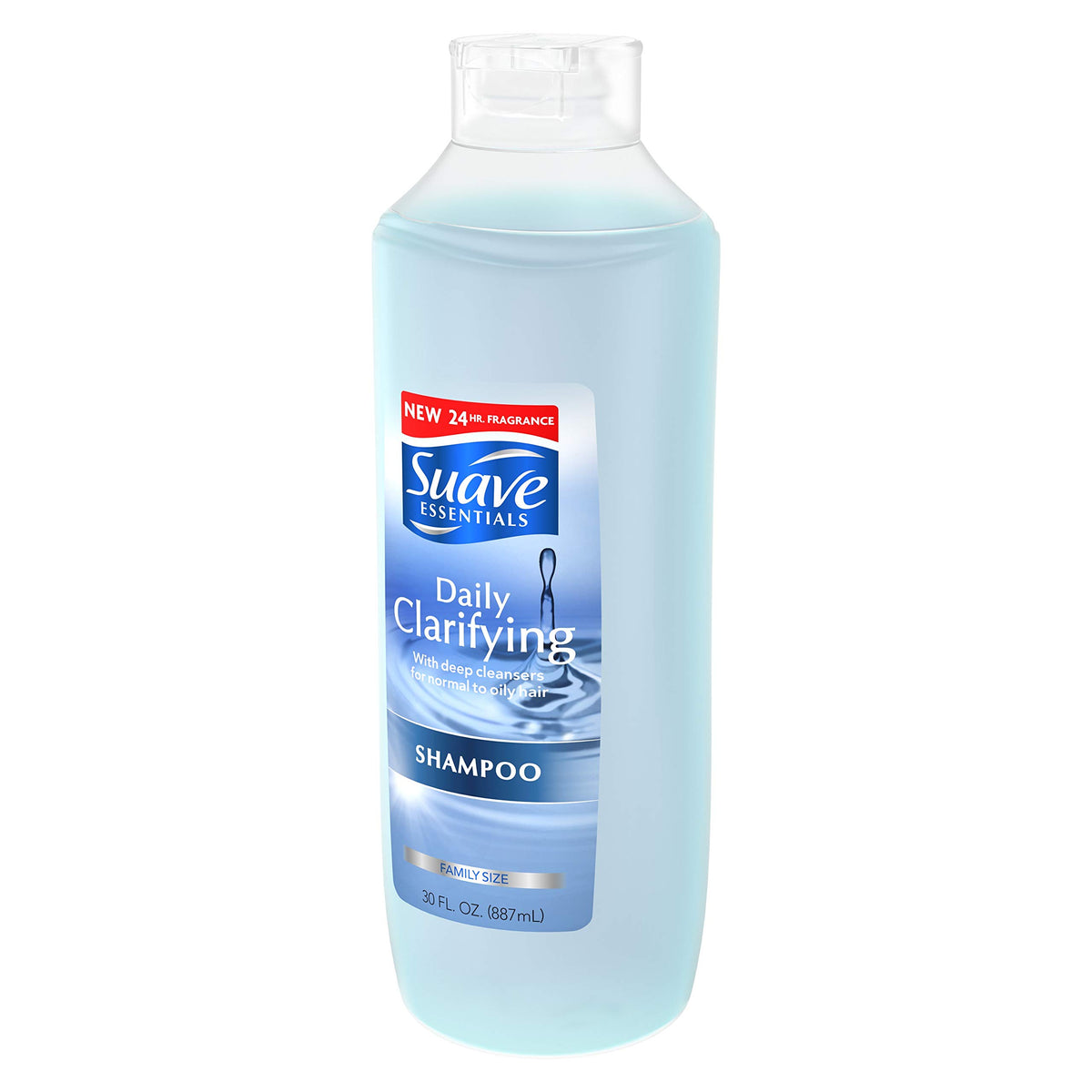 Suave Essentials Anti Residue Shampoo for Normal to Oily Hair Daily Clarifying Hair with Deep Cleansers 30 oz