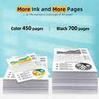 64XL Ink Cartridges Black and Color Compatible for HP 64XL Ink Cartridge