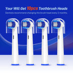 Brush Heads Replacement Fit Bitvae R1/R2 | Oral B Braun Electric Toothbrush