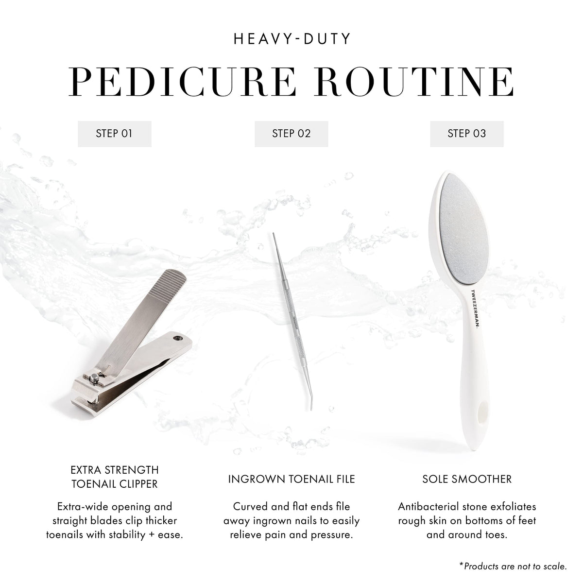 Tweezerman Sole Smoother Callus Stone White
