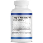 1000mg Magnesium Complex Capsules, 8-in-1 Magnesium Glycinate, Citrate, Malate, Taurate, Oxide, Carbonate, Aspartate, Orotate - 240 Capsules (1 Bottle (240 Capsules))