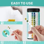 Buy now pH Test Strips for Urine and Saliva - 150 Litmus Paper pH Test Strips with Ebook, Quick & Easy pH Level Testing from 4.5-9.0, Ultimate Acidity Test Kit from JNW Direct at indiglob india
