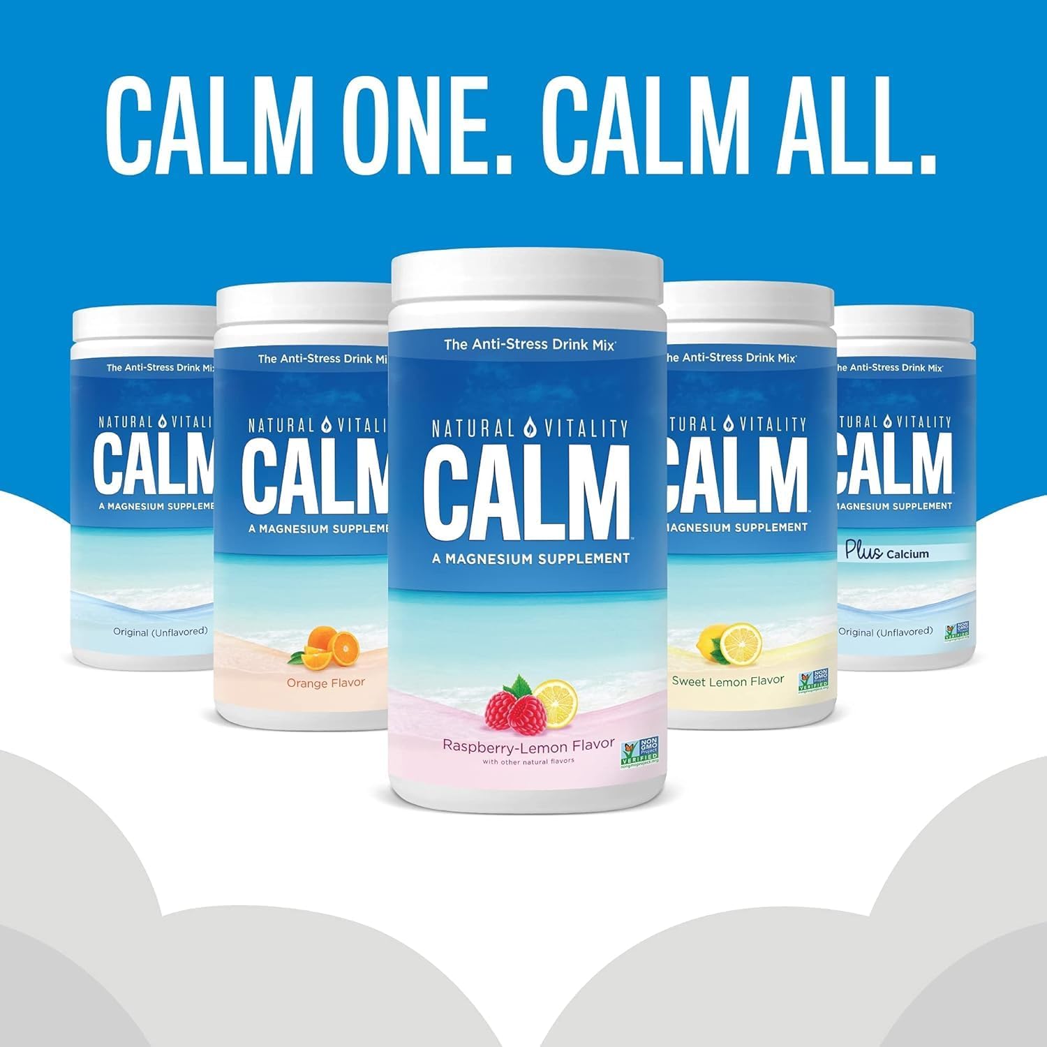 Buy now Natural Vitality Calm, Magnesium Supplement, Anti-Stress Drink Mix Powder, Original, Raspberry Lemon - 8 Ounce (Packaging May Vary) at indiglob india