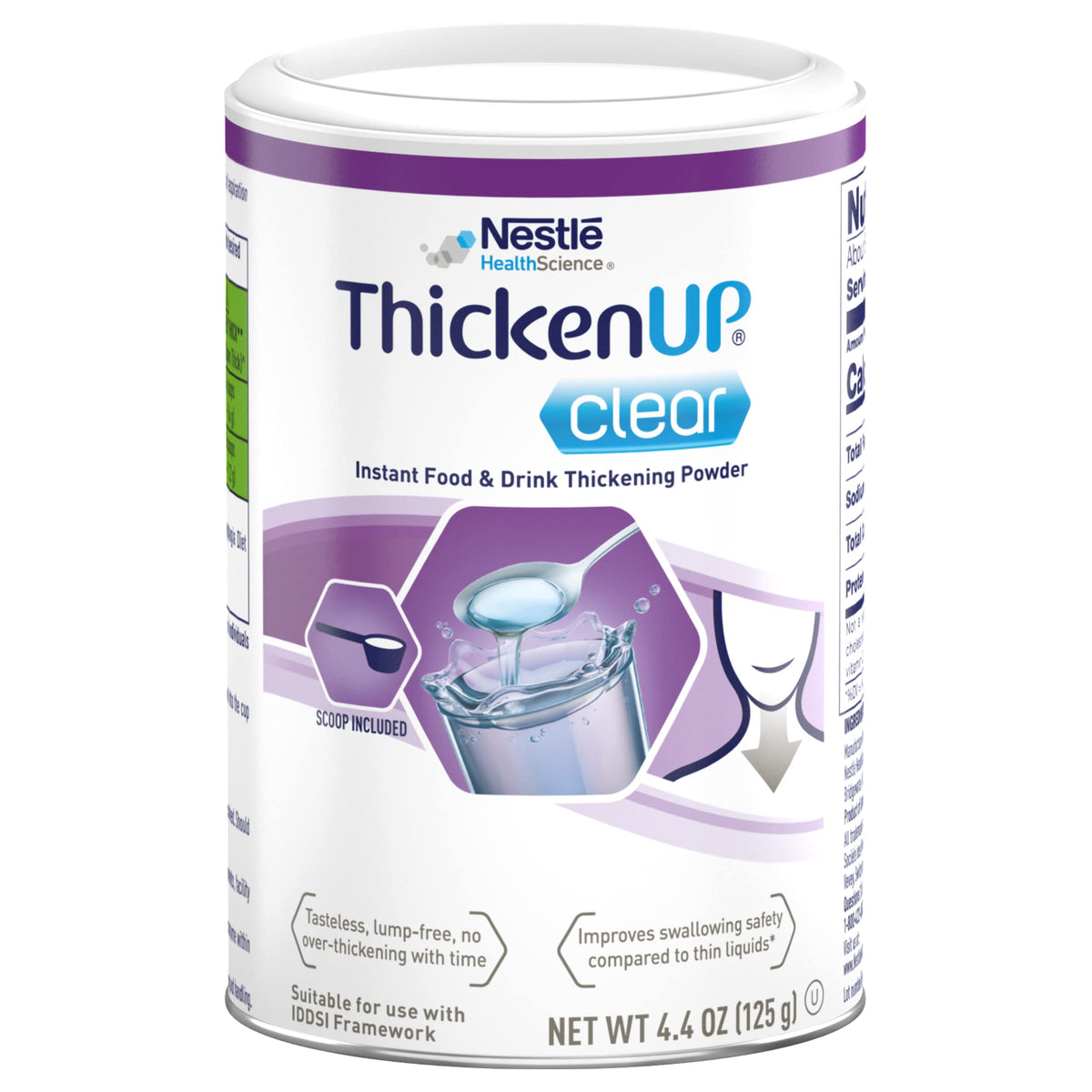 Thicken Up Clear Instant Food & Drink Thickener, Unflavored, 4.4 Oz, 1 Pack