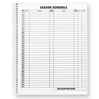 Murray Sporting Goods Baseball/Softball Scorebook - Side-By-Side Spiral Bound - 35 Games