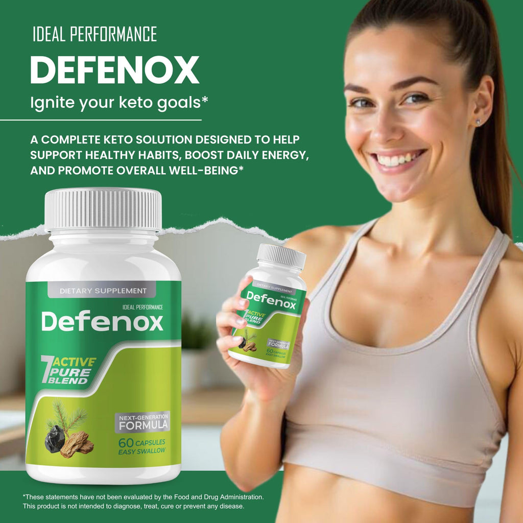 Defenox Capsules, Official Defenox Supplement Pills - Maximum Strength, All Natural Keto Capsule to Sustain Active Lifestyle, Advanced Formula Defe Nox for Overall Health Support Reviews (60 Capsules)