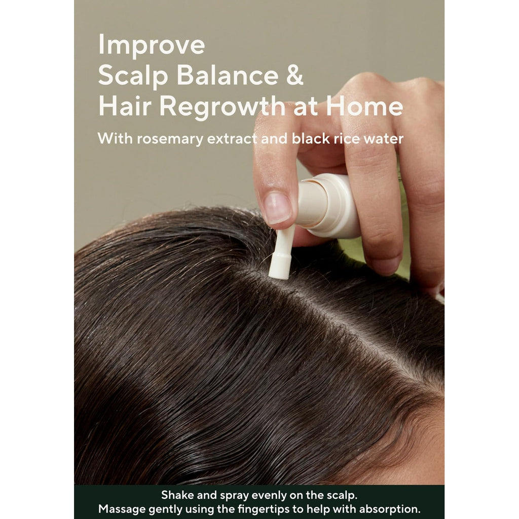AROMATICA Root Enhancer Rosemary Water Spray for Hair Growth (2 Packs) | with Rosemary hair oil & caffeine & biotin - Korean hair care Hair Thinning Loss – Free from Sulfate, Silicone, and Paraben
