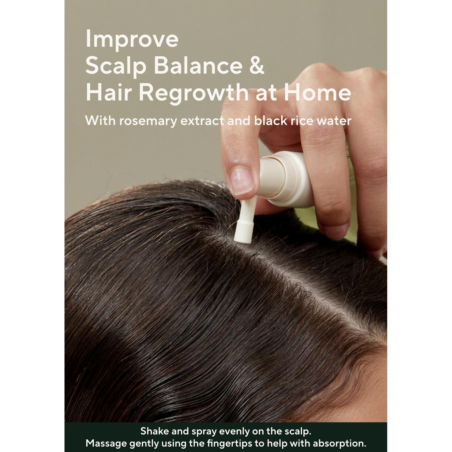 AROMATICA Root Enhancer Rosemary Water Spray for Hair Growth (2 Packs) | with Rosemary hair oil & caffeine & biotin - Korean hair care Hair Thinning Loss – Free from Sulfate, Silicone, and Paraben