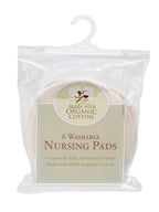 TL Care Nursing Pads Made with Organic Cotton, Natural Color, 6 Count