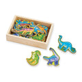 Buy now Melissa & Doug Magnetic Wooden Dinosaurs in a Wooden Storage Box (20 pcs) at indiglob india