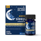 Mommy's Bliss Kids Sleep Support Melatonin Chewable, Grape Flavor, 35 Ct | Tablets; Calming Herbs; Sugar Free Kids Melatonin, Age 3+; 35 Count (Pack of 1)