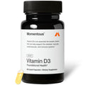 Momentous Vitamin D3 Supplement, 2,000 IU Capsules, 50mcg per Serving