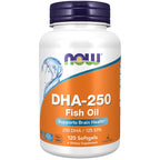 Buy now NOW Foods Supplements, DHA-250 with 125 EPA, Molecularly Distilled, Supports Brain Health*, 120 Softgels at indiglob india