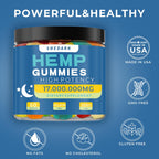 Hemp Gummies Advanced Extra Strength- High Potency Natural Hemp Oil Extract Gummy, Great for Peace & Relaxation,Naturals Fruit Flavors,Made in USA