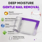 250P Bulk Acetone Nail Polish Remover Pads, Individually Wrapped | Travel-friendly, Quick & Effective for Gel & Fingernail Polish, ideal for home & salon use, great value pack & gift option
