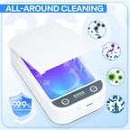 Nail Tool Cleaner with Blue Light,Portable USB Cleaner For Nail Tools ﻿
