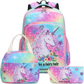 Buy now BTOOP Girls Backpack Kids Boys Elementary Bookbag Girly School Bag with Insulated Lunch Tote and Pencil Pouch A-tie Dye Galaxy - 3 Pieces at indiglob india