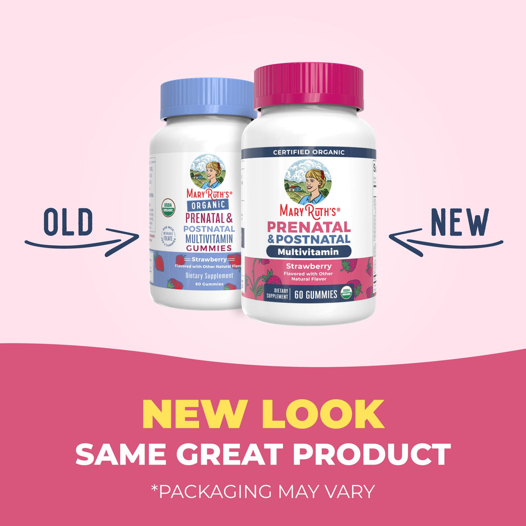 MARYRUTH'S Organic Prenatal Vitamins for Women Gummies, 30 Servings | 30 servings