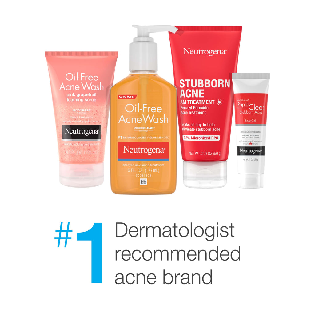 Buy now Neutrogena Oil-Free Acne Stress Control Power-Clear Scrub, 2% Salicylic Acid for Acne-Prone Skin, Exfoliating Daily Facial Scrub, 4.2 fl. oz at indiglob india