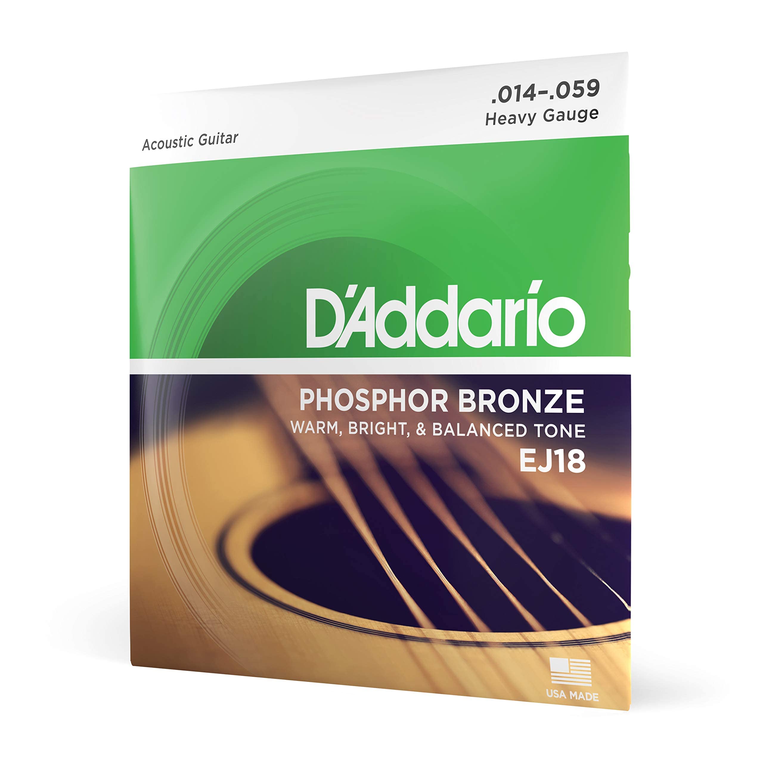 Buy now D'Addario Acoustic Guitar Strings, Phosphor Bronze, EJ42, Resophonic Medium Gauge 16-56, 6-String Set, Pack of 1 1-Pack Heavy, 14-59 at indiglob india