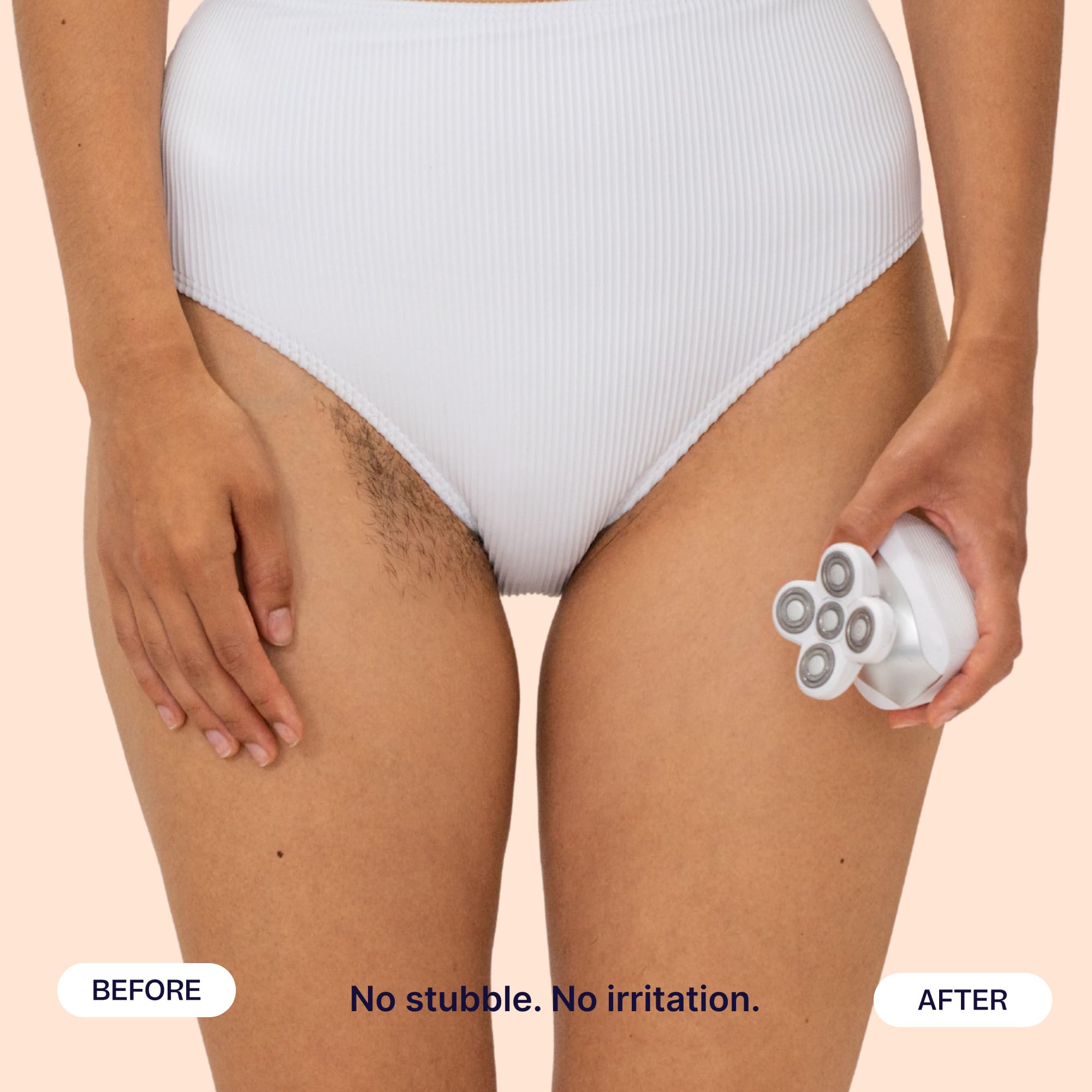 Freebird FlexSeries Electric Razor for Women - Silk Smooth Legs, Body Hair, & Pubic Shaver - for Private Area, Sensitive Skin, Bikini Trimmer