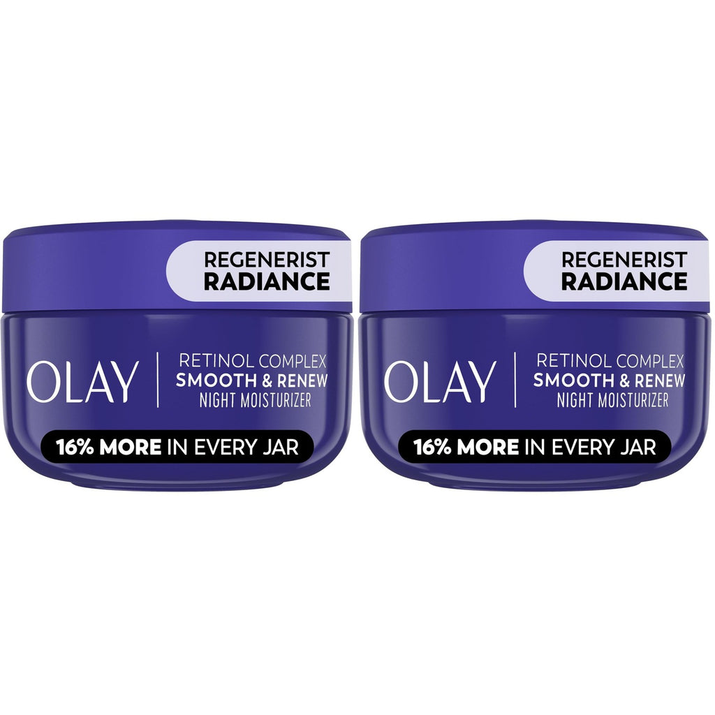 Buy now Olay Retinol Night Cream for Women, Anti-Aging Face Moisturizer, Fragrance-Free, Non Greasy - Anti-Wrinkle, Smooth Fine Lines, Hydrating Skin Care - Triple Collagen Cream, Peptide, Niacinamide, 1.7oz at indiglob india