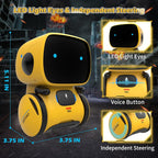 Buy now KaeKid Robots for Kids, Interactive Smart Robotic with Touch Sensor, Voice Control, Speech Recognition, Singing, Dancing, Repeating and Recording, Robot Toy for 3 4 5 6 7 8 Year Old Boys Girls at indiglob india