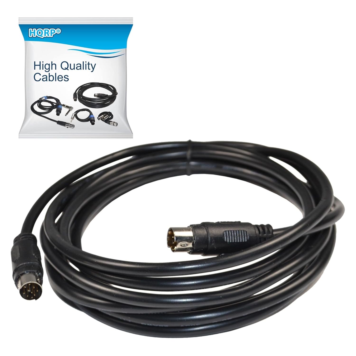 Buy now HQRP 9-pin Mini-DIN Male to 9-pin Mini-DIN Male (M/M) Audio Input Cable Default at indiglob india