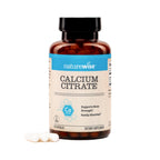 NatureWise Calcium Citrate 500mg Capsules - Supplement for Bone Health - Easy to Digest & Absorb - Vegan, Non-GMO, Gluten-Free - 90 Count[30-Day Supply]