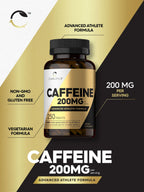 Carlyle Caffeine Pills 200mg | 250 Tablets | Advanced Athlete Formula